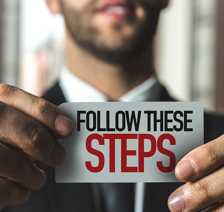 Steps to following during a crisis